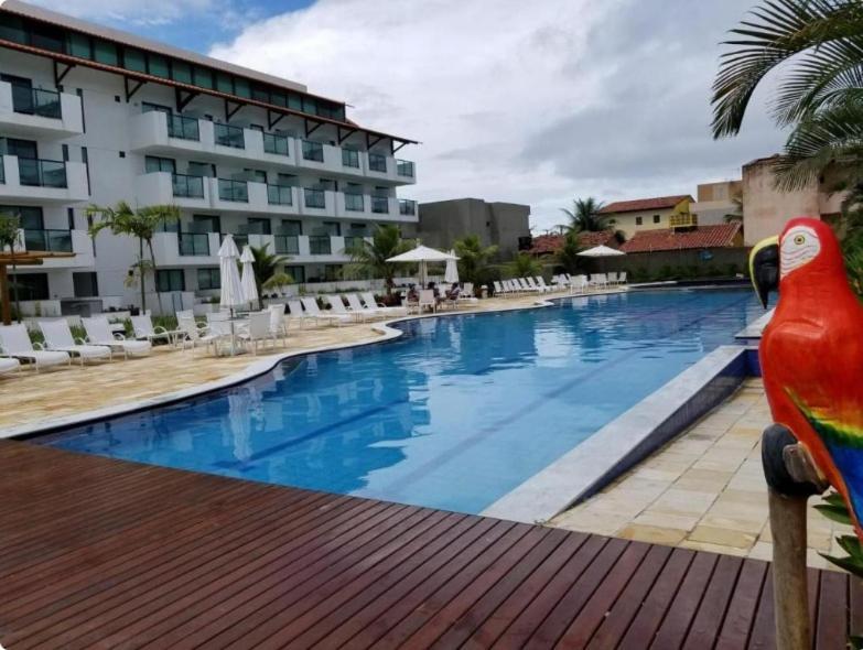 Laguna Beach Flat - Luxo Frente Para Piscina Pôrto das Galinhas Eksteriør billede
